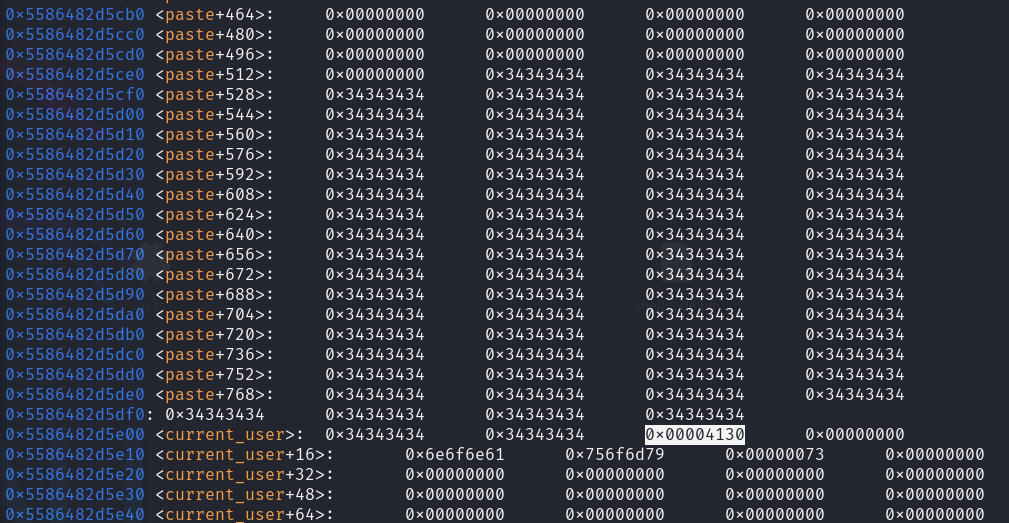 Memory Overwrite